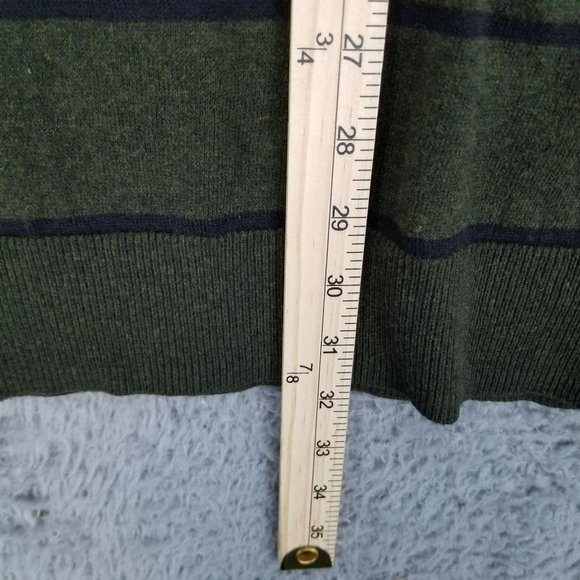 Old Navy Sweater Mens XXL Green Striped Long Sleeve Long Sleeve Pullover NWT - Picture 5 of 10